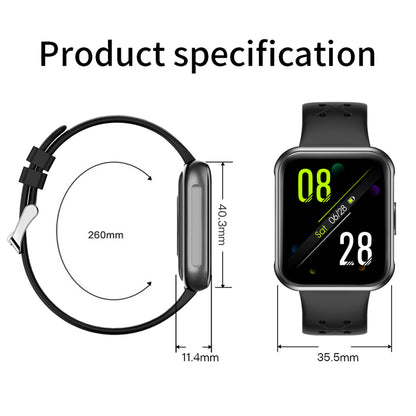 G16 Smart Watch 1.7" HD Screen Heart Rate Monitoring Sleeping Sports Tracker Bluetooth Waterproof Smart Bracelet Band for Men and Women- Red