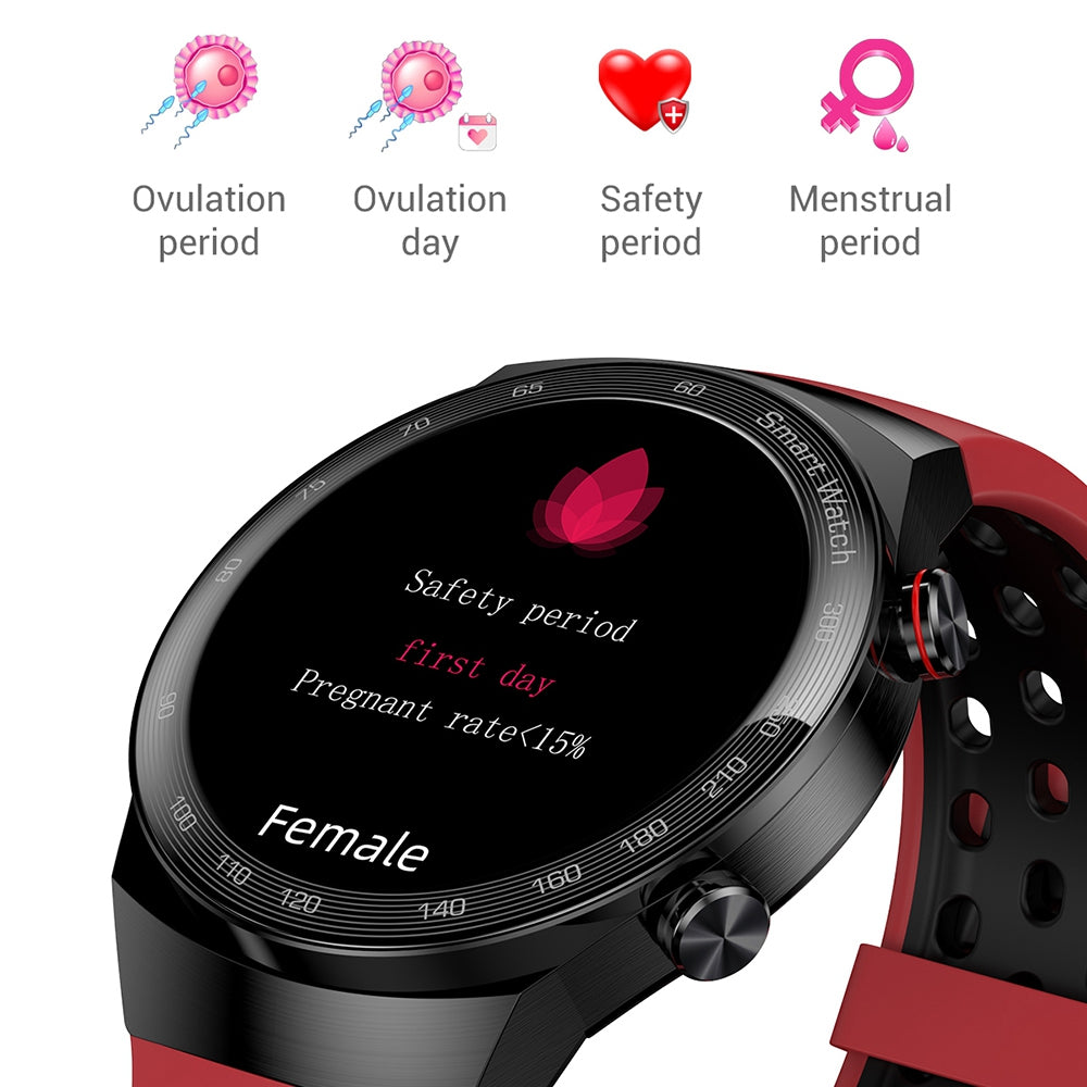 AK26 Fashionable Bluetooth Smart Watch Sports Modes Body Blood Pressure Sleeping Monitoring Steel Band Smart Bracelet (Silicone Strap)