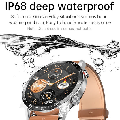 H10 1.3 inch Smart Watch with Bluetooth Call Heart Rate Blood Pressure Monitoring Health Bracelet IP68 Waterproof Sports Watch Support NFC Access Control Unlocking