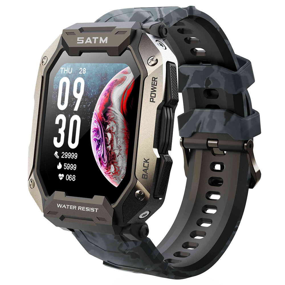 C20 1.71" TFT Screen Smart Watch Outdoor IP68 Waterproof Sports Watch with Heart Rate Blood Oxygen Monitoring