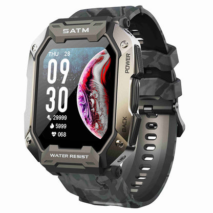 C20 1.71" TFT Screen Smart Watch Outdoor IP68 Waterproof Sports Watch with Heart Rate Blood Oxygen Monitoring