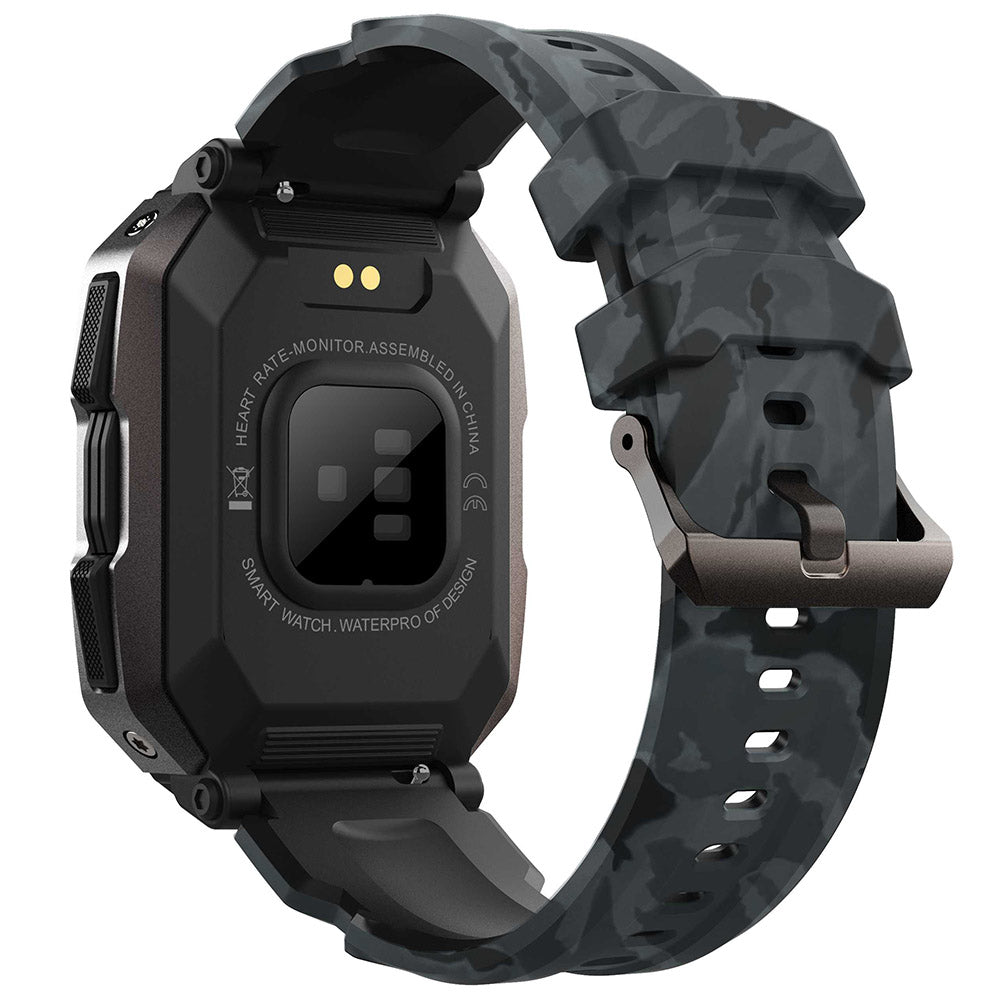 C20 1.71" TFT Screen Smart Watch Outdoor IP68 Waterproof Sports Watch with Heart Rate Blood Oxygen Monitoring