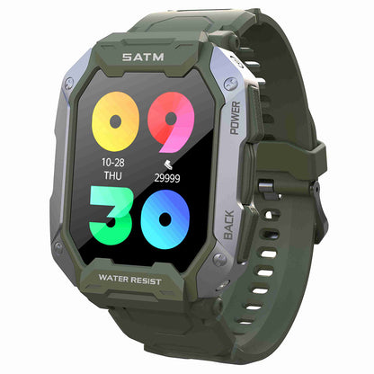 C20 1.71" TFT Screen Smart Watch Outdoor IP68 Waterproof Sports Watch with Heart Rate Blood Oxygen Monitoring