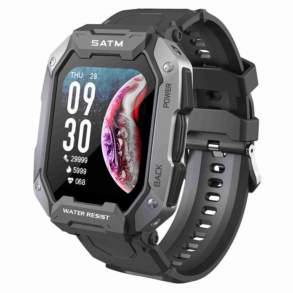 C20 1.71" TFT Screen Smart Watch Outdoor IP68 Waterproof Sports Watch with Heart Rate Blood Oxygen Monitoring