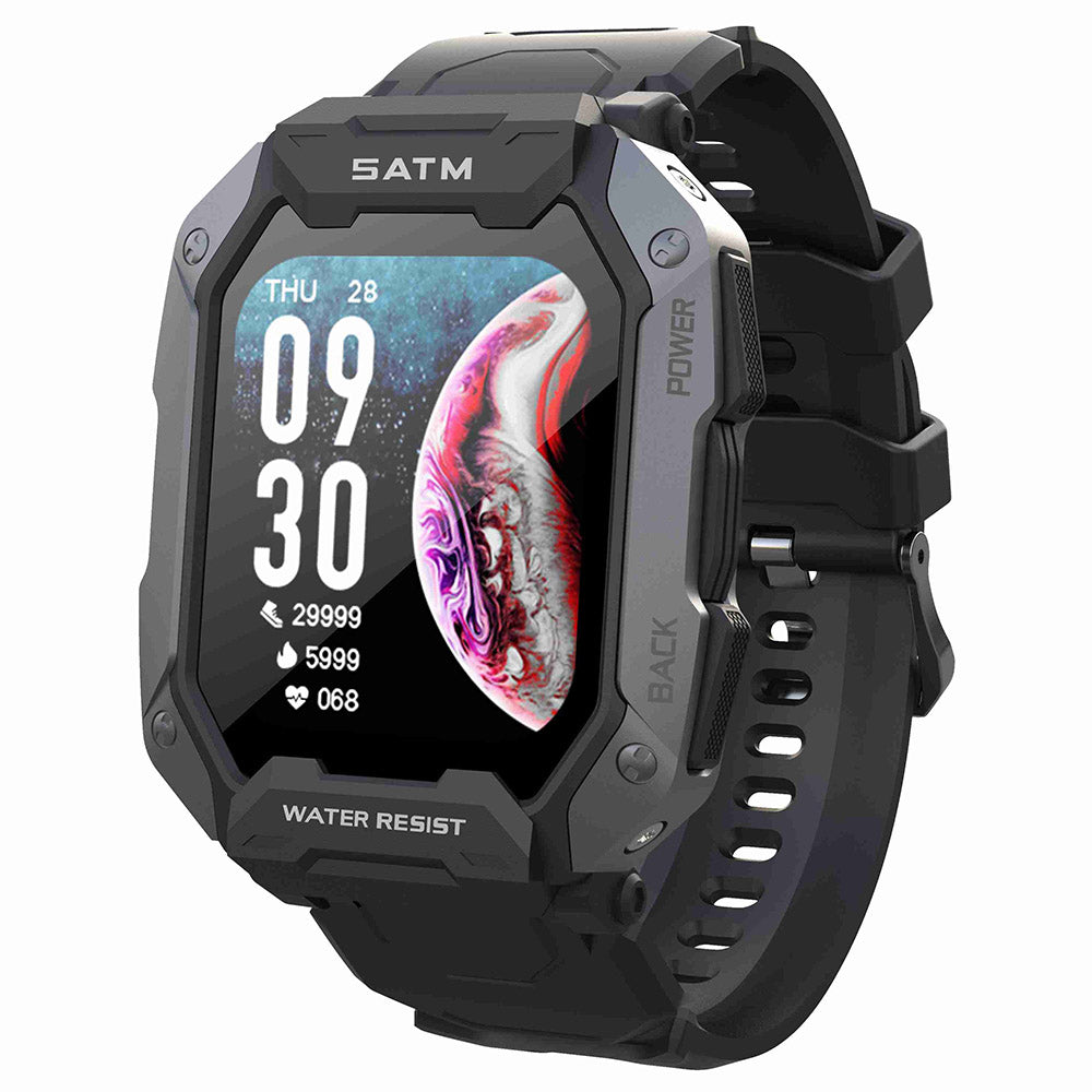 C20 1.71" TFT Screen Smart Watch Outdoor IP68 Waterproof Sports Watch with Heart Rate Blood Oxygen Monitoring