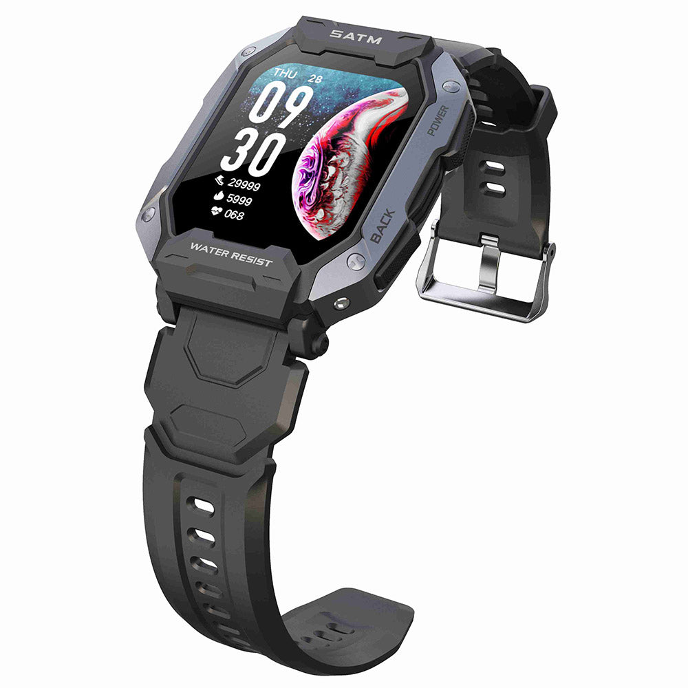 C20 1.71" TFT Screen Smart Watch Outdoor IP68 Waterproof Sports Watch with Heart Rate Blood Oxygen Monitoring