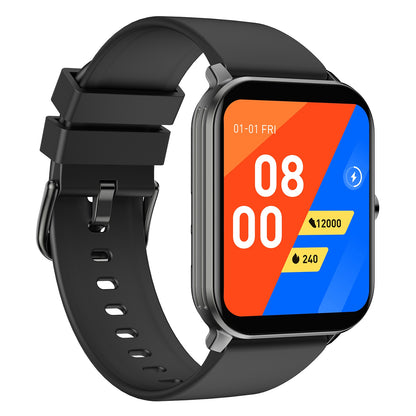 KW105 1.69 inch TFT Smart Watch Bluetooth Call Wrist Watch IP68 Waterproof Sports Bracelet with Heart Rate Monitoring