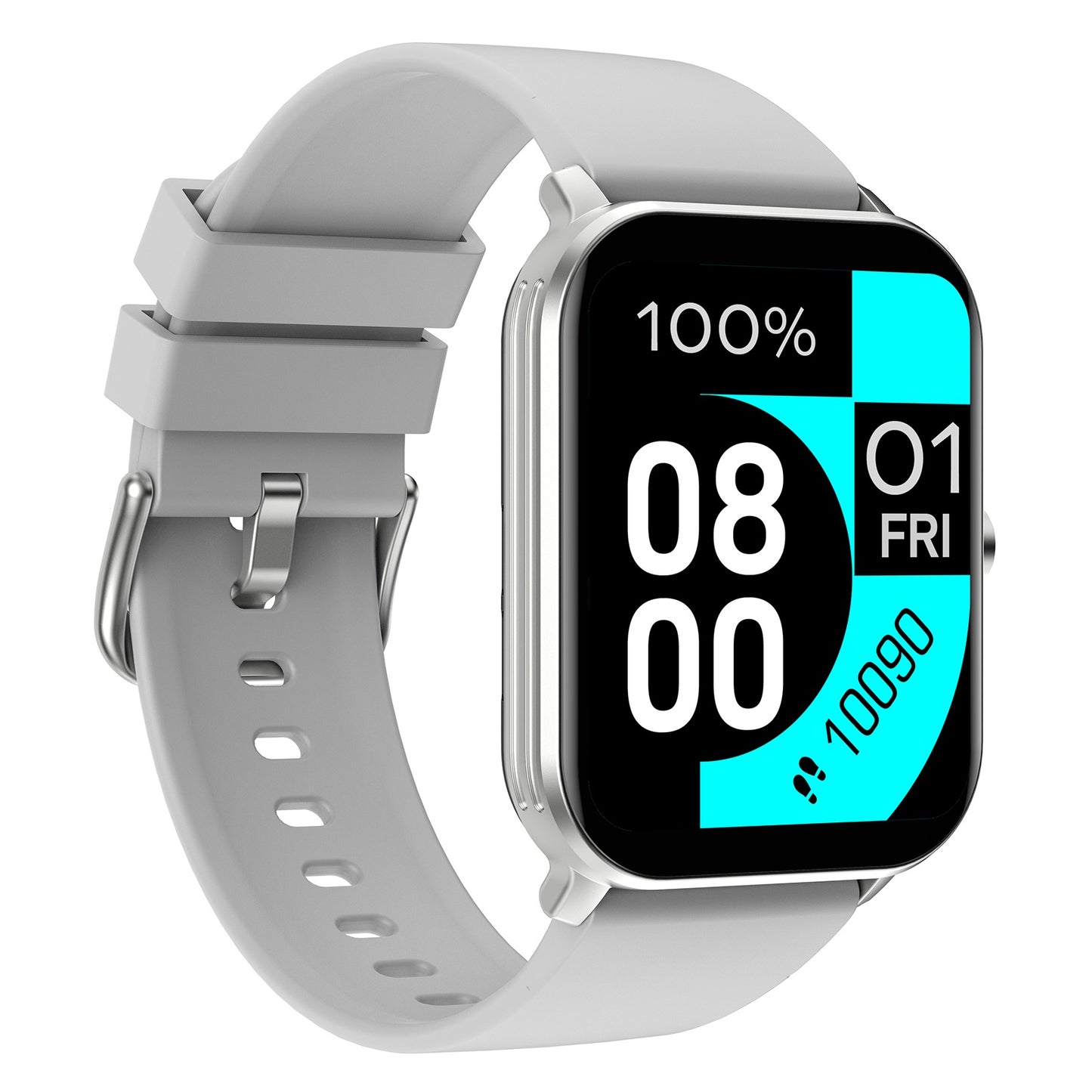 KW105 1.69 inch TFT Smart Watch Bluetooth Call Wrist Watch IP68 Waterproof Sports Bracelet with Heart Rate Monitoring