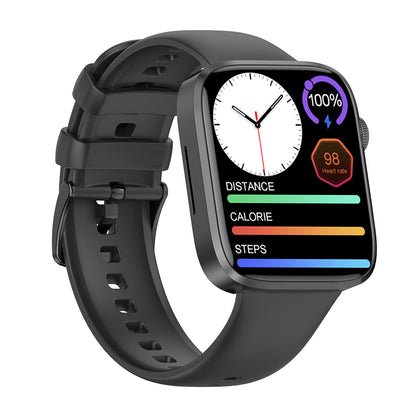 DT101 1.9 inch Screen Smart Watch Multi-Sport Mode Bracelet with ECG / NFC Function Support Bluetooth Call / Wireless Charging (Silicone Strap)