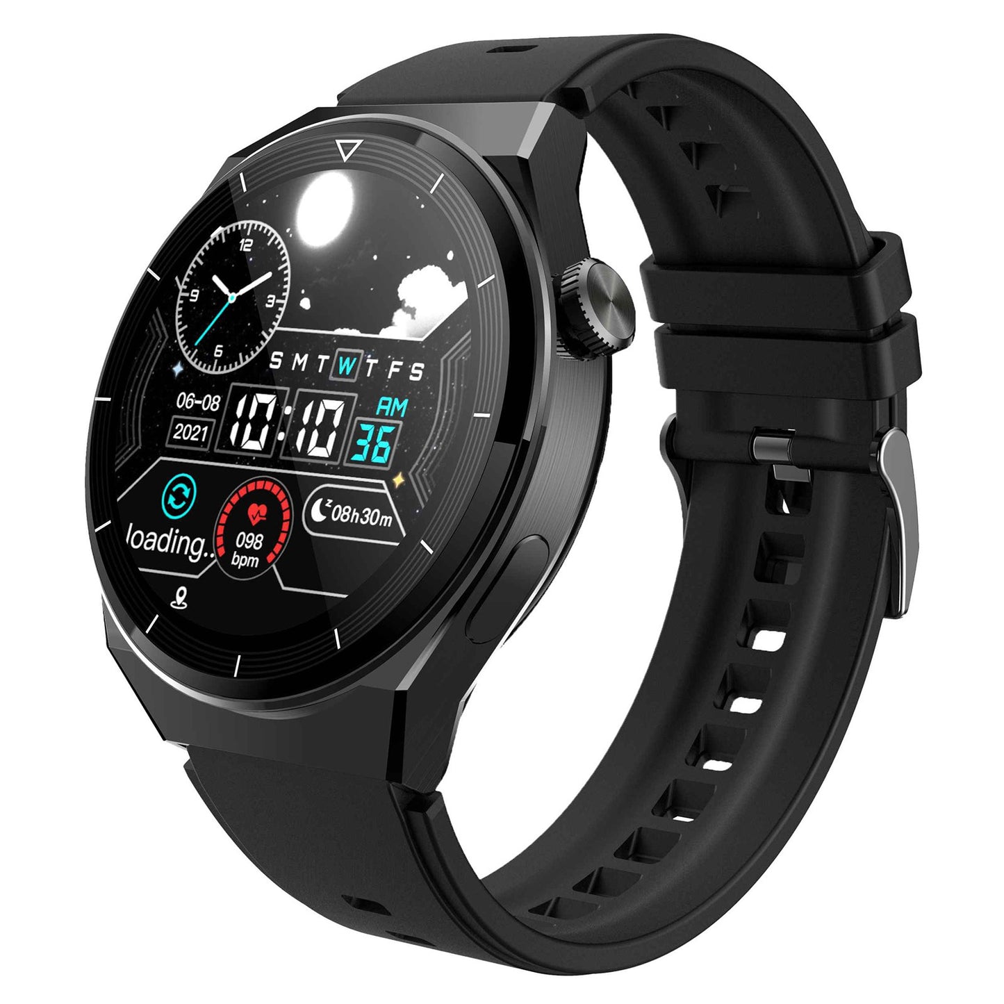 GT3MAX 1.39 inch IPS Smart Bracelet Bluetooth Call Health Watch with Heart Rate / ECG Monitoring / NFC