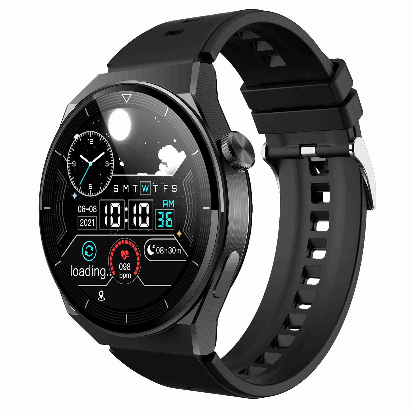 GT3MAX 1.39 inch IPS Smart Bracelet Bluetooth Call Health Watch with Heart Rate / ECG Monitoring / NFC