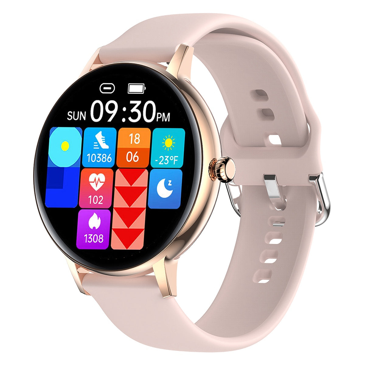 FW07 1.32-inch Smart Watch Bluetooth Call IP67 Waterproof Fitness Bracelet Multi Sports Mode Health Watch Built-in Mini Game