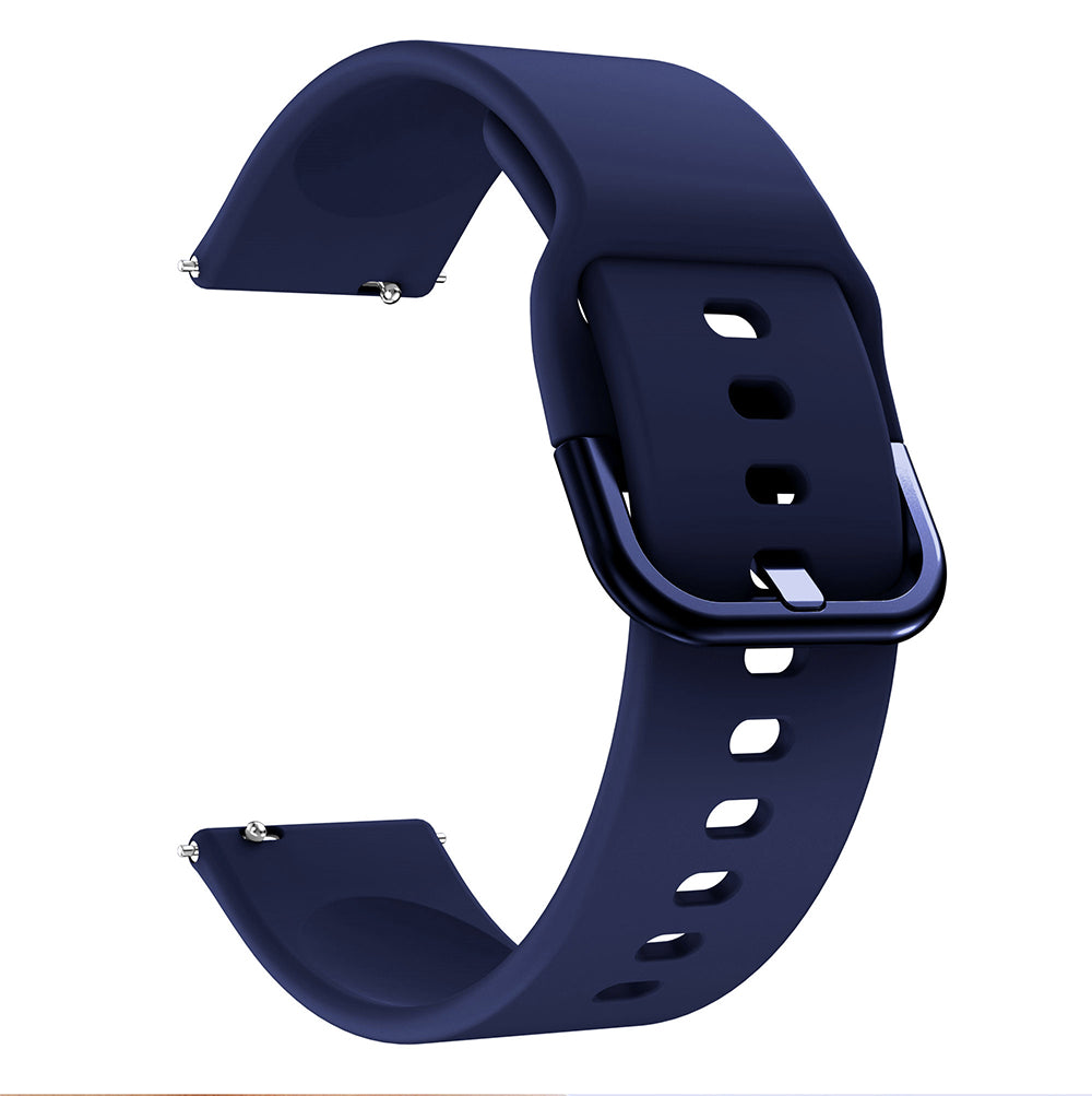 20mm Silicone Watchband Strap for Samsung Galaxy Watch 42mm, Solid Color Adjustable Watch Wrist Band