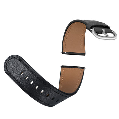 22mm Genuine Leather Watch Strap Smart Watch Band Watchband for Samsung Gear S3 Classic / S3 Frontier