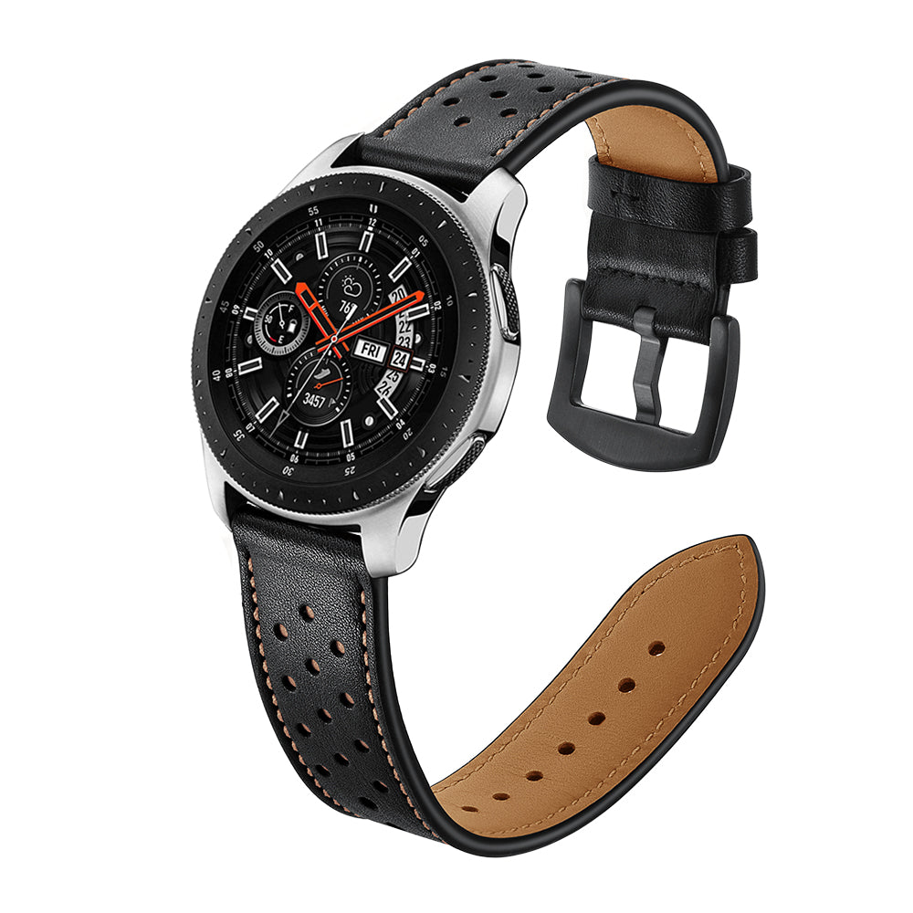 22mm Genuine Leather Replacement Smart Watch Strap for Samsung Galaxy Watch 46mm