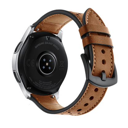 22mm Genuine Leather Replacement Smart Watch Strap for Samsung Galaxy Watch 46mm