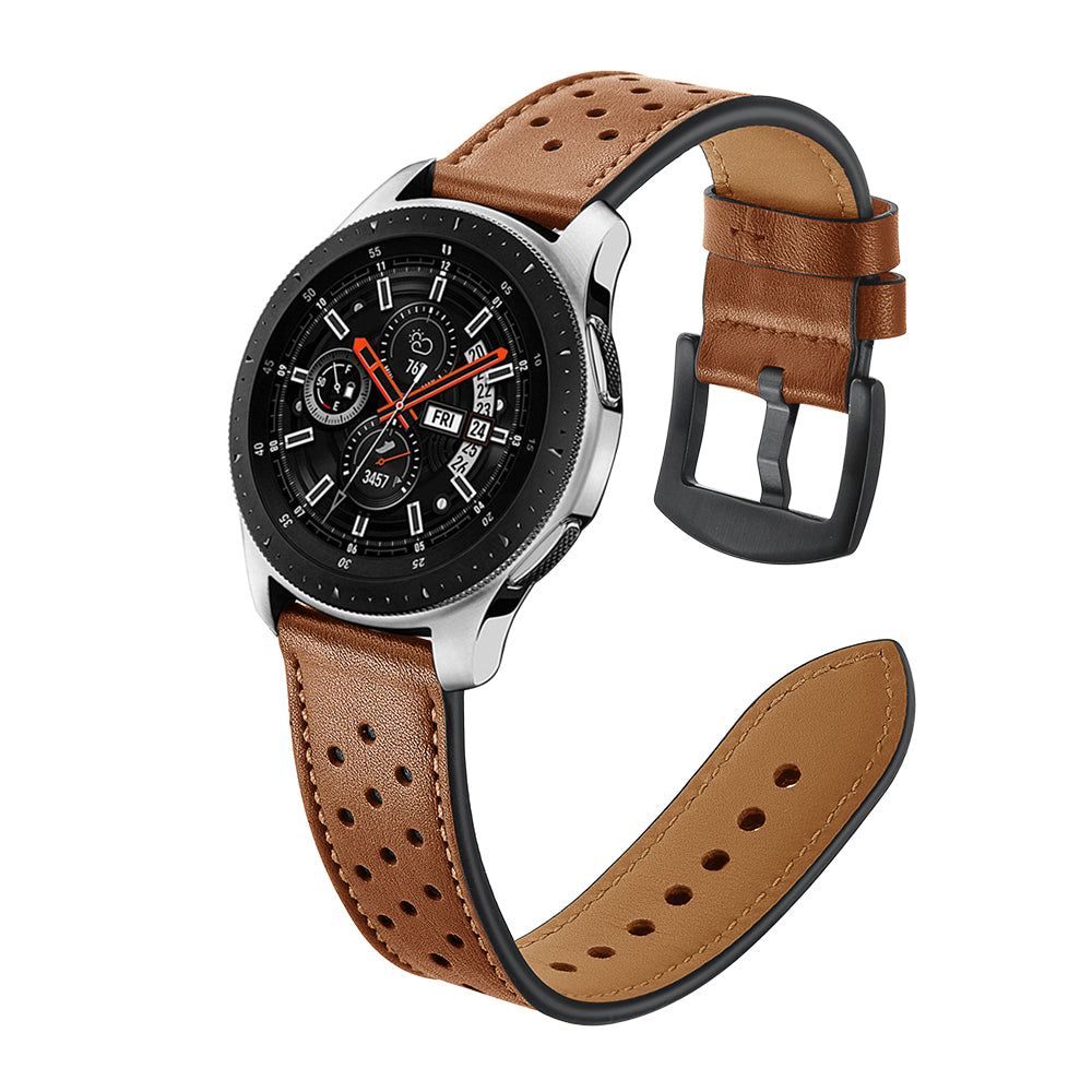 22mm Genuine Leather Replacement Smart Watch Strap for Samsung Galaxy Watch 46mm