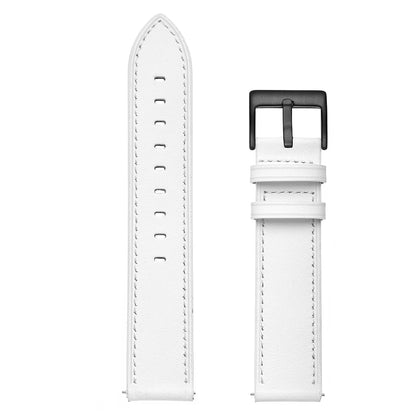 20mm Cowhide Genuine Leather Watch Band for Huami Amazfit Bip