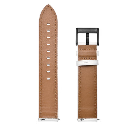 20mm Cowhide Genuine Leather Watch Band for Huami Amazfit Bip