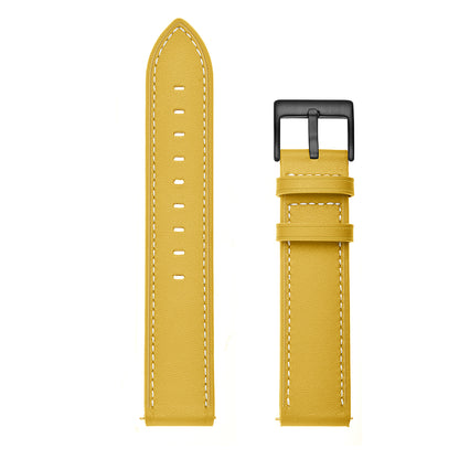 20mm Cowhide Genuine Leather Watch Band for Huami Amazfit Bip