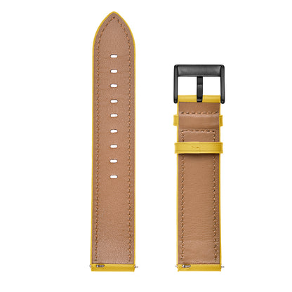 20mm Cowhide Genuine Leather Watch Band for Huami Amazfit Bip