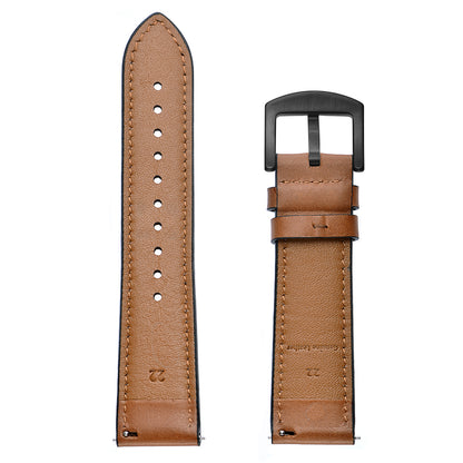 22mm Genuine Leather Coated Smart Watch Replacement Strap for Huawei Watch 2/1