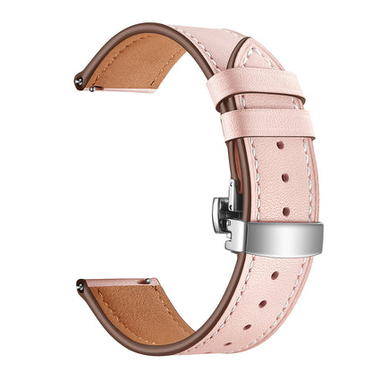 20mm Top-layer Cowhide Leather Genuine Leather Watch Strap Replacement for Garmin Vivoactive 3 / Vivomove HR