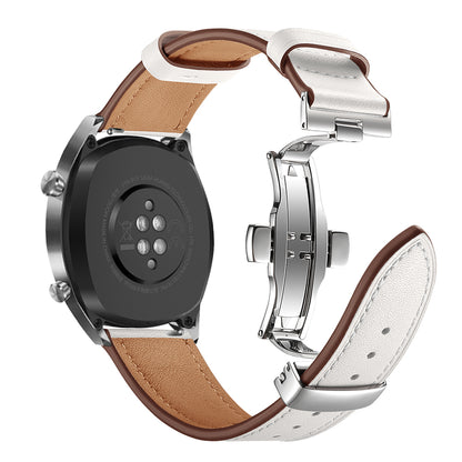 22mm Genuine Leather Watch Strap Replacement for Huawei Watch GT1 / 2 / Watch Magic