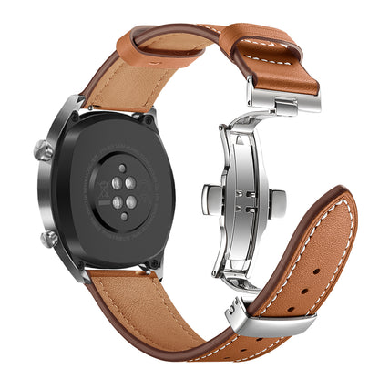 22mm Genuine Leather Watch Strap Replacement for Huawei Watch GT1 / 2 / Watch Magic