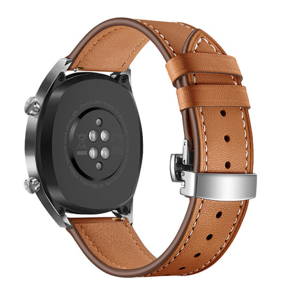 22mm Genuine Leather Watch Strap Replacement for Huawei Watch GT1 / 2 / Watch Magic