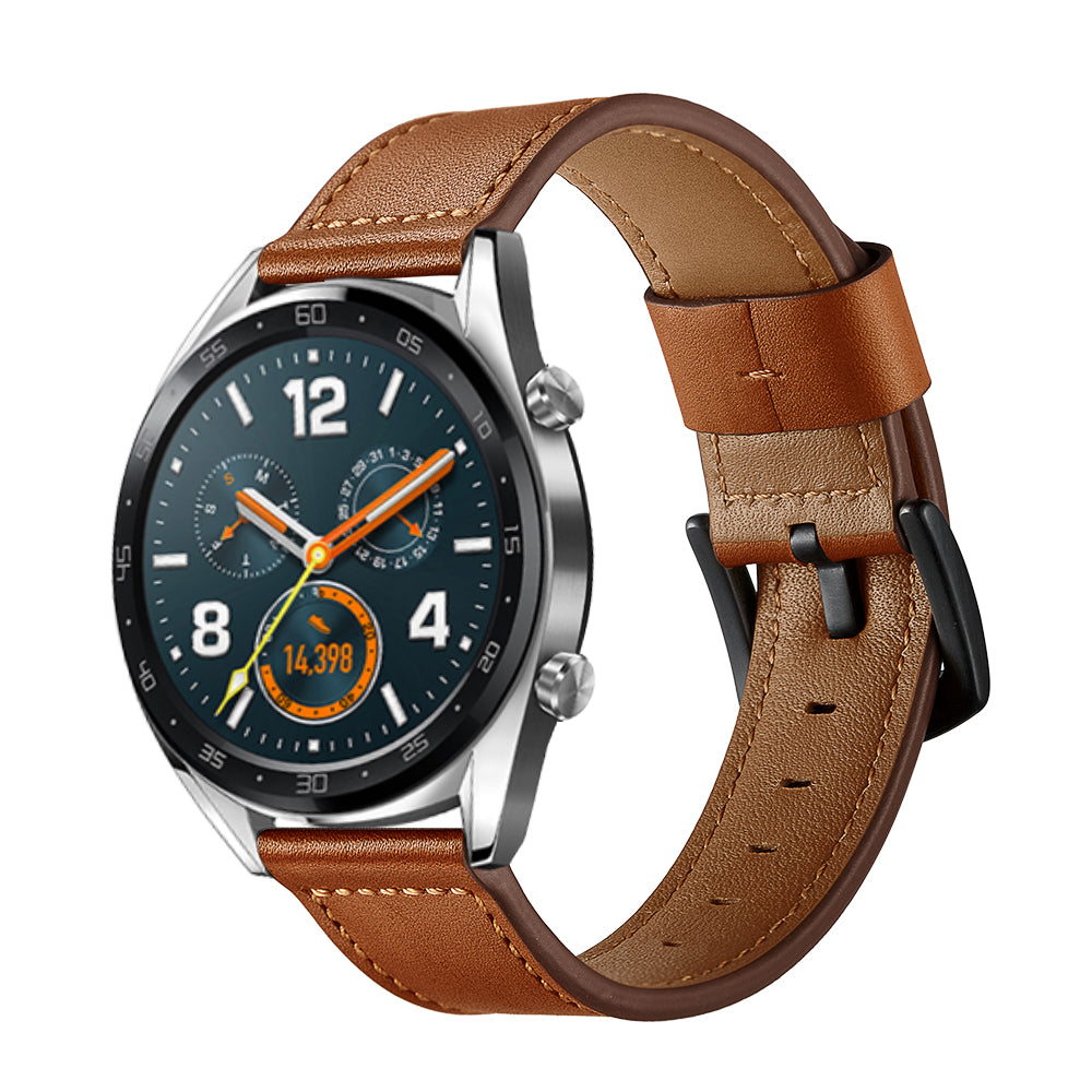 22mm Quality Genuine Leather Watch Strap Replacement for Huawei Watch GT / Watch 2 / Watch Magic