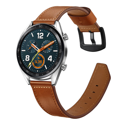 22mm Quality Genuine Leather Watch Strap Replacement for Huawei Watch GT / Watch 2 / Watch Magic