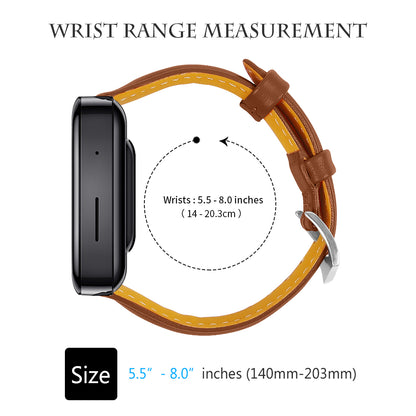 18mm Genuine Leather Watch Band Strap for Xiaomi Mi Watch