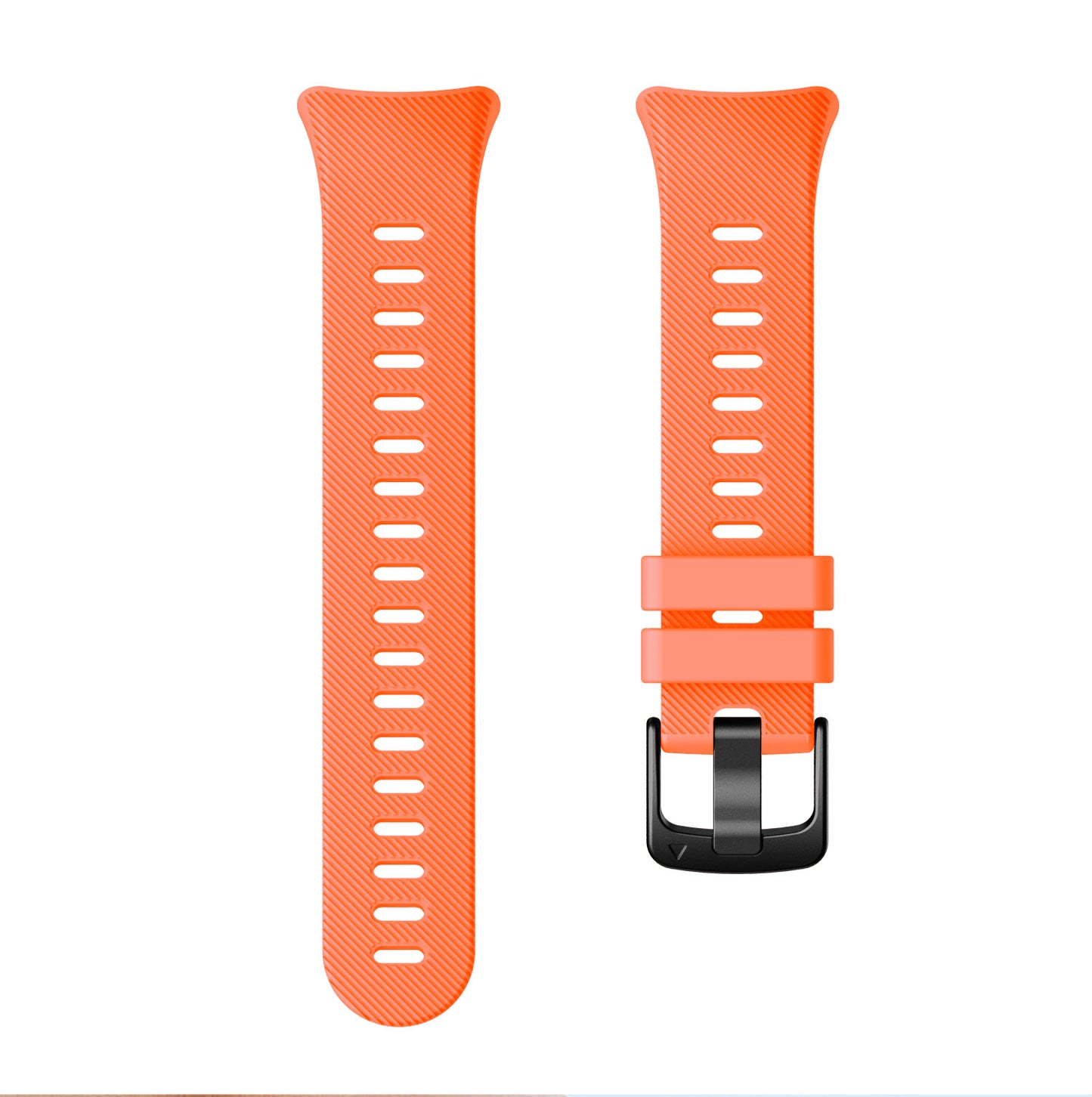 Silicone Wrist Strap with Black Buckle for Garmin Forerunner 45S