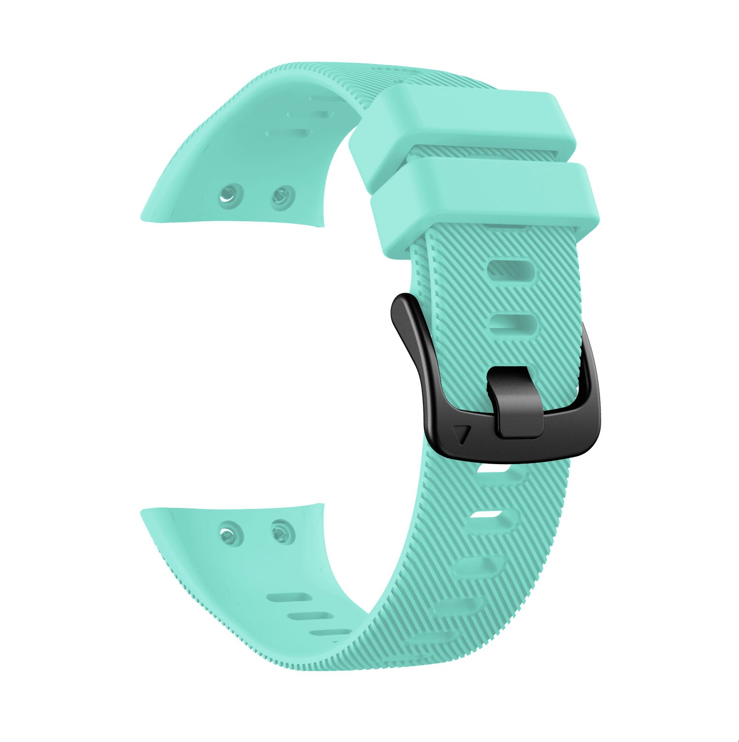 Silicone Wrist Strap with Black Buckle for Garmin Forerunner 45S