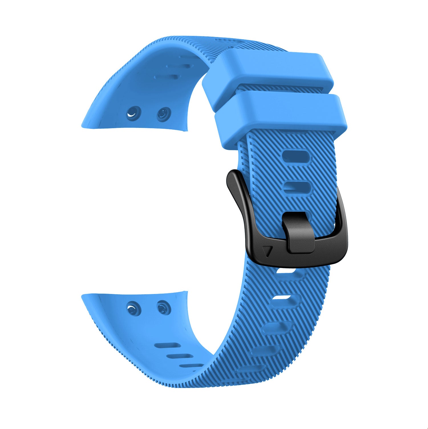 Silicone Wrist Strap with Black Buckle for Garmin Forerunner 45S