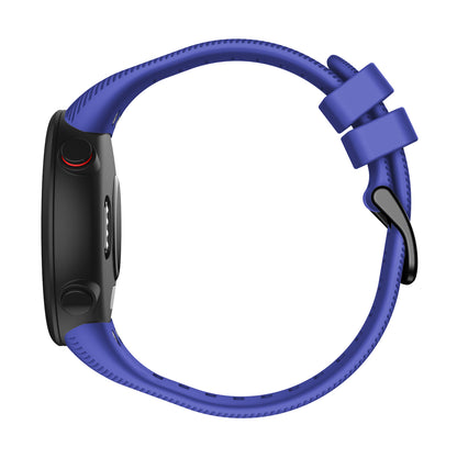 Silicone Wrist Strap with Black Buckle for Garmin Forerunner 45S