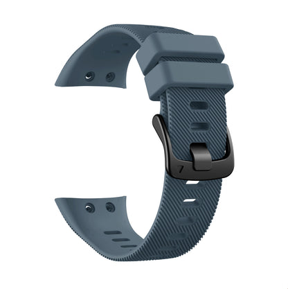 Silicone Wrist Strap with Black Buckle for Garmin Forerunner 45S