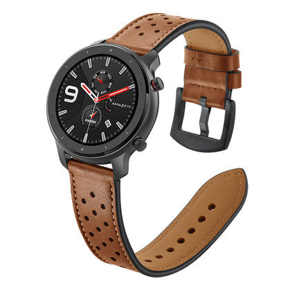 20mm Genuine Leather Coated Watch Strap for Huami Amazfit GTR 42mm