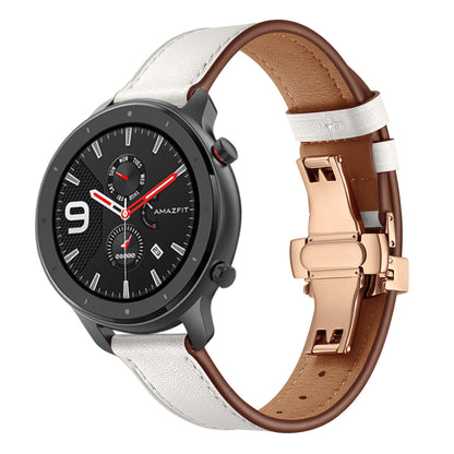 20mm Genuine Leather Watch Strap for Huami Amazfit GTR 42mm