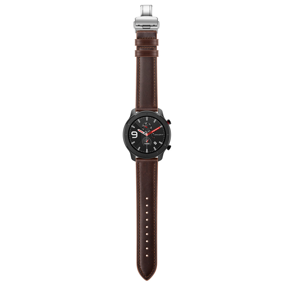 Genuine Leather Watch Band 22mm for Huami Amazfit GTR 47mm