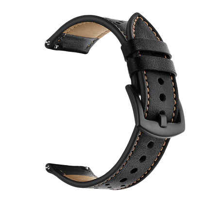 20mm Genuine Leather with Holes Watch Band for Amazfit Bip GTS