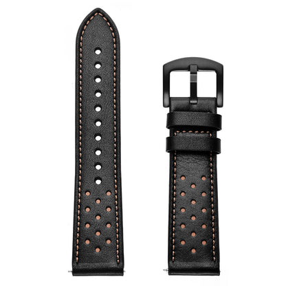 20mm Genuine Leather with Holes Watch Band for Amazfit Bip GTS