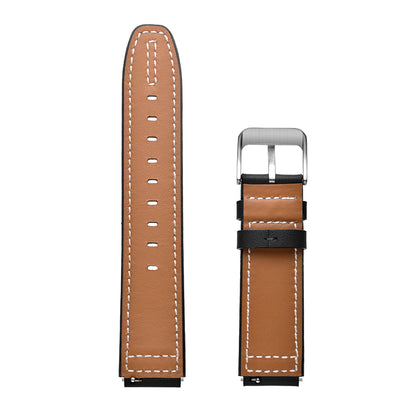 18mm Genuine Leather U Shape Head Watch Band for Huawei TalkBand B5/B3 Active/B2 Active