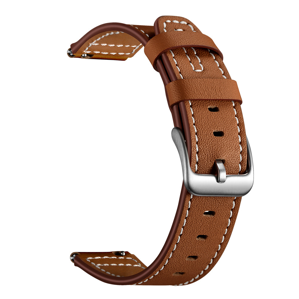 18mm Genuine Leather U Shape Head Watch Band for Huawei TalkBand B5/B3 Active/B2 Active