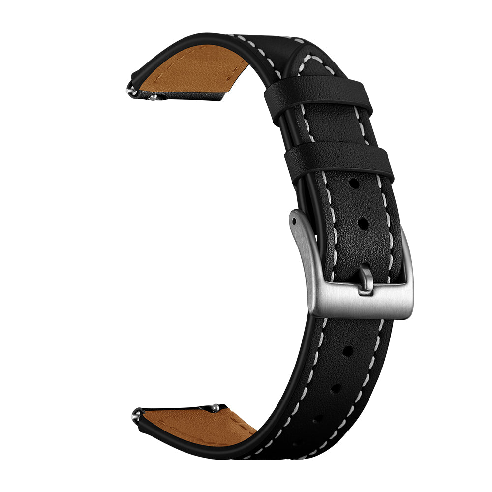 18mm Genuine Leather Sharp Head Smart Watch Band for Huawei TalkBand B5/B3 Active/B2 Active