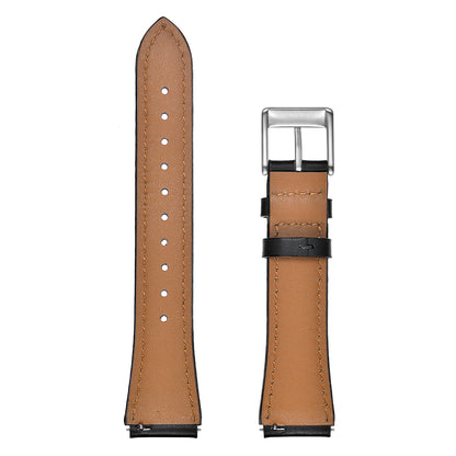 18mm Genuine Leather Sharp Head Smart Watch Band for Huawei TalkBand B5/B3 Active/B2 Active