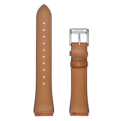 18mm Genuine Leather Sharp Head Smart Watch Band for Huawei TalkBand B5/B3 Active/B2 Active