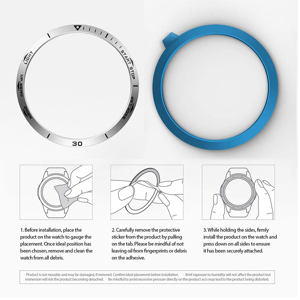 Stainless Steel Watch Bezel (Type A) Replacement for Garmin Fenix 5