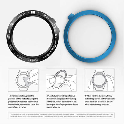 Watch Bezel Ring Stainless Steel Adhesive Cover (B Type) for Garmin Fenix 3/Fenix 3 HR